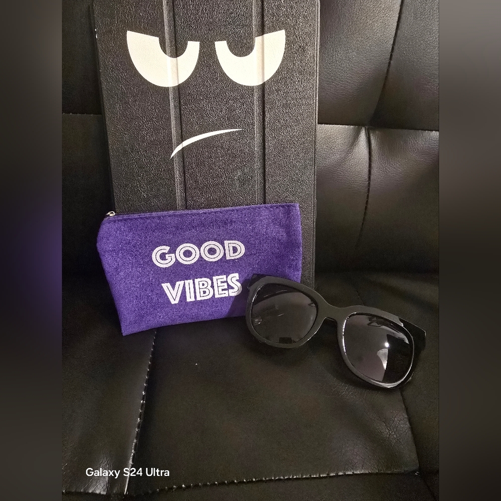 Tom Ford Tortoise Shell Sunglasses with Purple Case